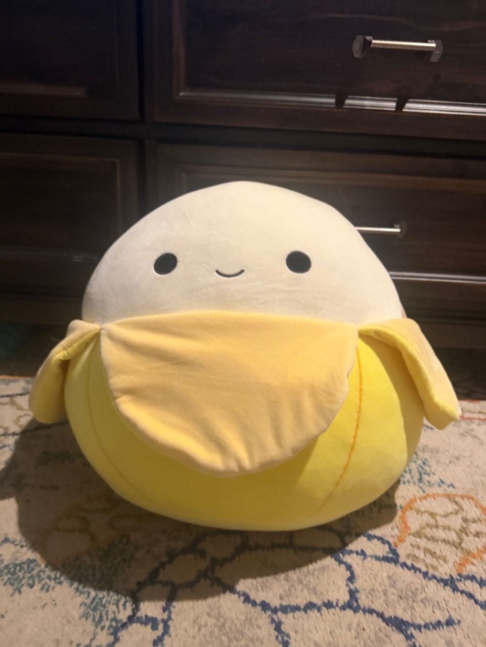 Squishmallows Yellow and Cream Junie Banana Plush